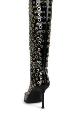 Fashion HOLEY Stiletto|Knee High