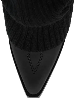 Fashion x FP x Understated Leather Center Stage Ballet Boots Western|Ankle To Mid