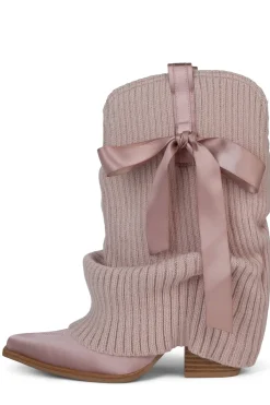 Fashion x FP x Understated Leather Center Stage Ballet Boots Western|Ankle To Mid