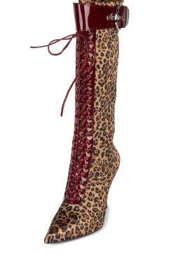 Outlet LACED-UP Stiletto|Knee High