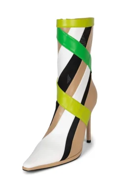 Discount STRIPES Ankle To Mid|Stiletto