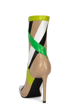 Discount STRIPES Ankle To Mid|Stiletto