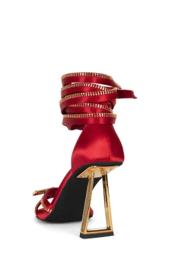 New ZIPPED-UP Sandals|Heel