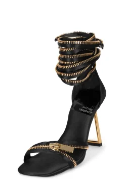 New ZIPPED-UP Sandals|Heel