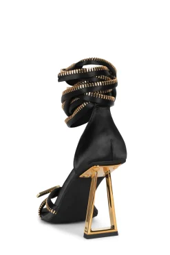 New ZIPPED-UP Sandals|Heel